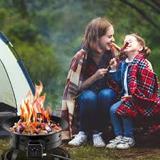 We bought 2 of the palermo (item #155016_bro) in 2014 and the metal tubing under both of them is broken in 3 places on each. Amazon Com Giantex Firebowl Outdoor Portable Propane Gas Fire Pit 19 Inch Diameter 58 000btu W Cover Carry Kit Lava Rock Stone And Tank Stabilizer Ring Black Patio Lawn Garden