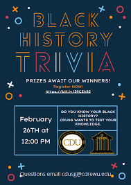 Please, try to prove me wrong i dare you. Cdusg Black History Trivia Charles R Drew University Of Medicine And Science