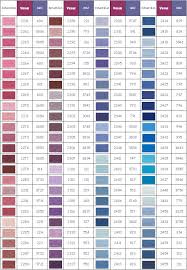 pin on floss color and conversion charts