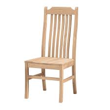 5 out of 5 stars. The Tall Mission Dining Chair Features A Steam Bent Comfortable Back
