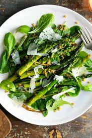 Roasted Asparagus And Scallion Salad Recipe Recipe Roasted Asparagus Asparagus Asparagus Recipes Roasted