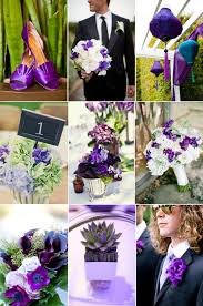 Apart from just providing the arrangement with some height, you can use heather flowers for their amazing volume. Purple And Green Wedding Color Inspiration