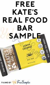 Since joining instagram kates_real_food has posted around 1,502 photos and videos there altogether. Free Kate S Real Food Bar Sample Yo Free Samples