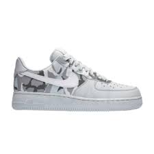 Black And Grey Air Force Ones Air Force 1 Grey Reflective Camo 823511 009 Nike Air Force Ones Sneakers Nike Sneakers