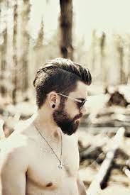 Shaved Sides No Gel Thick Hair Styles Mens Haircuts Short Beard Hairstyle