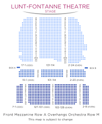 Lunt Fontanne Theatre Seating Chart