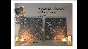 Es wurde selbst gestaltet mit acryl, klarlack Diy Wanddeko Leinwand Keilrahmen Bild Selbst Gestalten Deko Jana Youtube