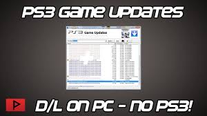 How To Download Ps3 Games Updates Manually On Pc Tutorial For Cfw Ps3 Youtube