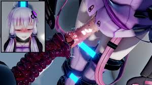 触手撸起年轻的Futanari的长阴茎