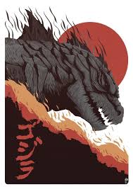 Godzilla Movie Poster By Jb Roux Godzilla Gojira Movieposter Godzilla Tattoo Godzilla Kaiju Monsters