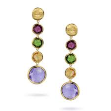 If you combine any of these stones, they will work great together! Purple Green Amethyst Citrine Pink Quartz Long Dangle Bazel Earrings 925 Silver Multi Gemstone Colorful Stone European Designer Buy Purple Amethyst Green Amethyst Citrine Pink Quartz Rose