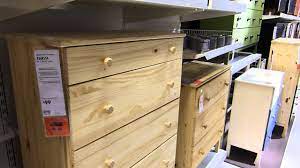 Wide wooden eight drawer dresser unfinished furniture chest of drawers solid pine wood fully assembled kids bedroom furniture 50.78 inches large 30.45 inches double dresser no assembly required. Ikea Tarva Unfinished Relatively Solid Pine Furniture Youtube