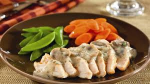 Heat a skillet over medium high heat. Pan Seared Chicken Breasts With Creamy Mushroom Sauce American Heart Association Recipes