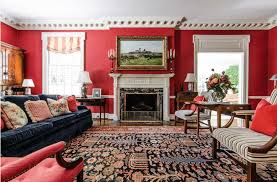 Keep walls and ceilings all white to brighten up the space. 40 Red Living Room Ideas Photos Home Stratosphere
