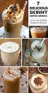 7 Skinny Coffee Drinks You Can Make At Home Modern Parents Messy Kids Coffee Drink Recipes Skinny Coffee Healthy Coffee Drinks