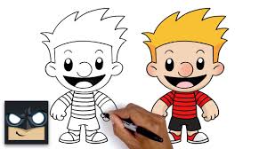 Maybe you would like to learn more about one of these? How To Draw Calvin Calvin And Hobbes Youtube