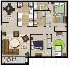 Jika luas bangunan cukup anda bisa rumah 1 lantai dapat rumah satu kamar mungil dengan ruangan terbatas dapat dirancang nyaman. Variasi Denah Rumah Sederhana 3 Kamar Tidur Disain Arsitektur Rumah Tinggal Dan Bangunan