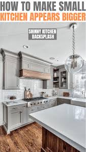 Shinny Kitchen Backsplash Kitchen Remodel Small Kitchen Remodel Kitchen Design Small