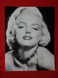 Marilyn Monroe A Girls Best Friend Diamonds Black and White