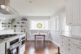 Table top is made of mdf with solid wood legs. My Houzz Minimalist Clean And Collected Mid Century Modern Home In Chicagoland Scandinavian Kitchen Chicago By Rachel Loewen Photography Houzz Au