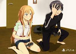 Kirito E Asuna Sword Art Online Funny Sword Art Online Asuna Sword Art Online Kirito