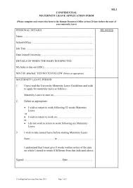 50+ sample leave form templateswhat are leave application forms?the elements of a leave application formhow to make an excellent leave application formfaqswho is the target. Ml1 Confidential Maternity Leave Application Form