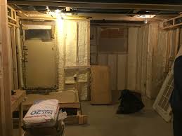 Can foam board insulation be returned? Basement Living Room With Closed Cell Spray Foam Insulation Helter Shelter Dc