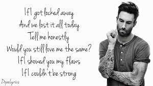 F and we lost it all today. Locked Away R City Ft Adam Levine Lyrics Youtube