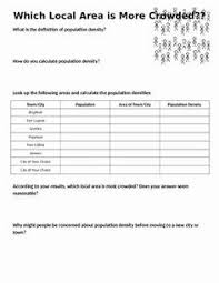 Population Ecology Graph Worksheet Unique Population Density Social Stu S In 2020 Density Lab Lab Activities Density Activities