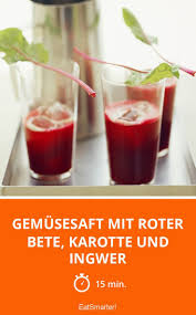 Gemusesaft Mit Roter Bete Karotte Und Ingwer Rezept In 2020 Rote Bete Karotten Ingwer