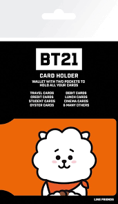 From the far distant space, tata was always curious about everything across the universe. Card Holder Bt21 Rj Card Holder Free Shipping Over 20 Hmv Store