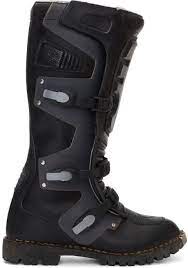Balenciaga Black High Moto Boots Leather Motorcycle Boots Boots Mens Distressed Boots