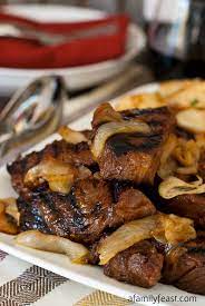 Steak Tips With Caramelized Onions A Family Feast Good Steak Recipes Flavorful Beef Recipes