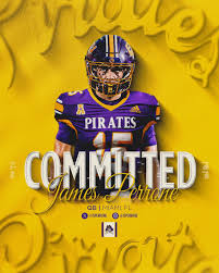 PIRATES NEWS: Three-star quarterback James Perrone of Fort Lauderdale,  Fla., posted on X that he has decided to commit to ECU. “I'm home!!  🏴‍☠️💛💜 @ECUPiratesFB @HTC247 @Coach_B_Harrell @JordanDavisECU.” He's the  first of
