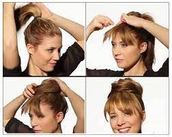 Fake Your Bangs Hairstyle Hairstyles With Bangs Cool Hairstyles Big Forehead