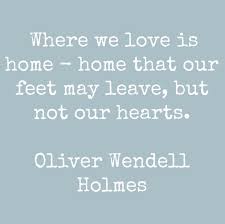 Home That Our Feet May Leave But Not Our Hearts Home Quotes And Sayings Senior Quotes Cool Words