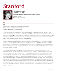 Terry Karl