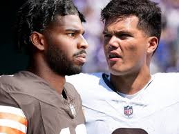 Head coach Kevin Stefanski of the 2-7 #Browns announces postgame that QB  Dillon Gabriel will remain his QB1 after a loss to the #Jets today.