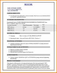 resumes for freshers engineers