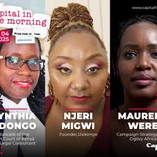 Janet Mbugua discusses SGBV within the family with her guests