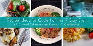 Recipe Ideas For The 17 Day Diet Cycle 1 My 17dd Blog