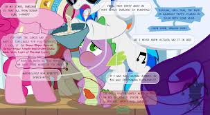 657292 - explicit, artist:blargsnarf, artist:jesterbutts, big macintosh,  cherry jubilee, dj pon-3, pinkie pie, rarity, spike, vinyl scratch, dragon,  earth pony, pony, unicorn, g4, balls, bipedal, blushing, casual sex, cum,  cum drinking, dialogue,