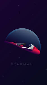 Starman Illustration In 2160x3840 Resolution Space Art Wallpaper Space Artwork Space Art