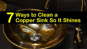 7 ways to clean a copper sink so it shines