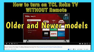 That's the area where you have to reach your hand back where the internal buttons are available to turn on/off the tcl roku tv without using the remote. How To Turn On Tcl Roku Tv Without Remote For Older And Newer Tvs Howtoturnontclrokutvwithoutremote Youtube
