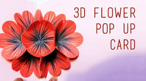 Instead of your traditional card, make a 3d flower cootie catcher, with messages to mum (free printable!); 3d Mothers Day Card Template Cards Design Templates