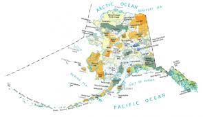 It was named after william h. Alaska State Map Places And Landmarks Gis Geography