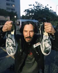 Patrick swayze broke four ribs on set catching waves. Custom Point Break Inspired Black Slip On Vans Keanu Reeves Etsy