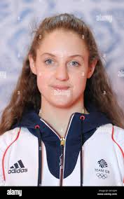 Acrobatic Gymnast Jennifer Bailey during the kitting out session at the  N.E.C, Birmingham Stock Photo