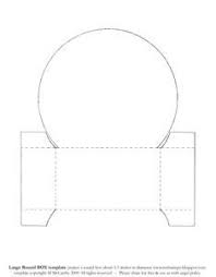 Big Circle Gift Box Template 5 5 Inches Gift Box Template Box Template Paper Box Template